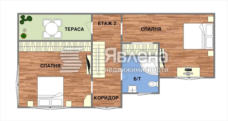 Разпределение етаж 2